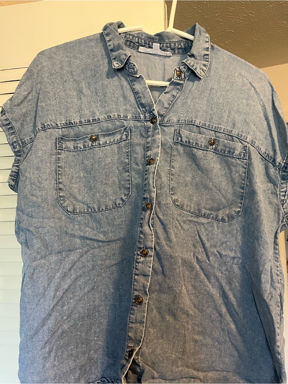 Women’s Denim Button Up Shirt